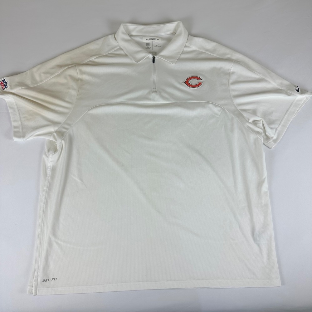 Nike NFL Chicago Bears Stephen Paea #92‎ Dri-Fit Polo Shirt 3XL